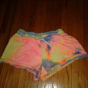 Tie dye shorts